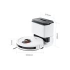 Kép 2/2 - Robot Vacuum Cleaner Roidmi EVE CC with station (white)