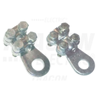 Kép 1/2 - Csavarozható réz öntvénysaru, 2 csavarral  16mm2, M8, 2x(M5x20)