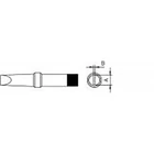 Kép 4/4 - Forrasztóhegy 2.4 x 0.8 mm 370 ˚C
