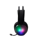 Kép 1/5 - WHITE SHARK PEACOCK-B, GH-2444B, gamer fejhallgató, RGB, fekete, (3.5 Jack+USB)