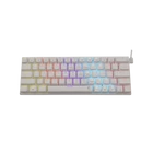 Kép 2/7 - WHITE SHARK WAKIZASHI-2/W/BL-HU, GK-002223V2-W/BL-HU magyar fehér mechanikus gamer billentyűzet