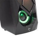 Kép 3/7 - WHITE SHARK BEAT RGB Hangszóró, 2.0, 6W, RGB LED