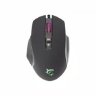 Kép 1/7 - WHITE SHARK GARETH gamer egér, fekete