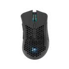 Kép 1/8 - WHITE SHARK LIONEL-B, WGM-5012B vezeték nélküli gamer egér, fekete, 10000 dpi