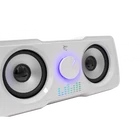 Kép 3/4 - WHITE SHARK MOOD Hangszóró, 2.2, 16W, LED, fehér
