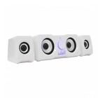 Kép 2/4 - WHITE SHARK MOOD Hangszóró, 2.2, 16W, LED, fehér