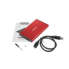 Kép 5/6 - NATEC HDD ENCLOSURE RHINO GO (USB 3.0, 2.5", RED)