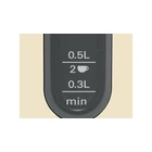Kép 7/11 - Bosch TWK4P437 electric kettle 1.7 L 2400 W Beige, Black