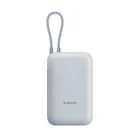 Kép 1/6 - Xiaomi Power Bank 10000mAh (Integrated Cable) Ice Blue GL / BHR9073GL