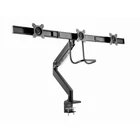 Kép 20/30 - Gembird MA-DA3-03 monitor mount / stand 68.6 cm (27") Desk Black