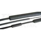 Kép 1/2 - Zsugorcső, közepesfalú, 3_1 zsugorodás, gyantás, fekete  140/42mm, POLIOLEFIN