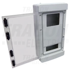 Kép 2/3 - 3F Fogyasztásmérő szekrény, almérőhöz  1×6mod+115×94, H×W×D=460×240×132mm, IP65, IK10