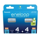 Kép 1/4 - eneloop BK-KJMCDE44E 800mAh/AAA és 2000mAh/AA  akkumulátor 4-4db/csomag