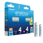 Kép 3/4 - eneloop BK-KJMCDE44E 800mAh/AAA és 2000mAh/AA  akkumulátor 4-4db/csomag