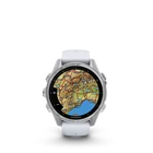 Kép 1/6 - fenix 8, Silver w/White Silicone Band, 43 mm