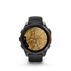 Kép 1/6 - fenix 8, Slate grey w/Black Silicone Band, 47 mm