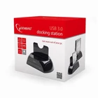 Kép 4/5 - Gembird HD32-U3S-2 storage drive docking station Black