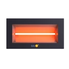 Kép 2/2 - SolBee SBH 20 B halogén infrafűtés - fekete, 2000 W