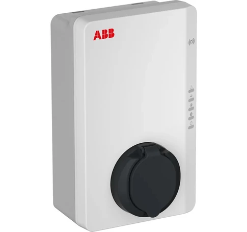 E-autó töltő RFID WiFi Bluetooth 4G 3-fázis 1x 22kW fali 1xT2aljzat IP54 Terra AC-W22-T-R-C-0 ABB