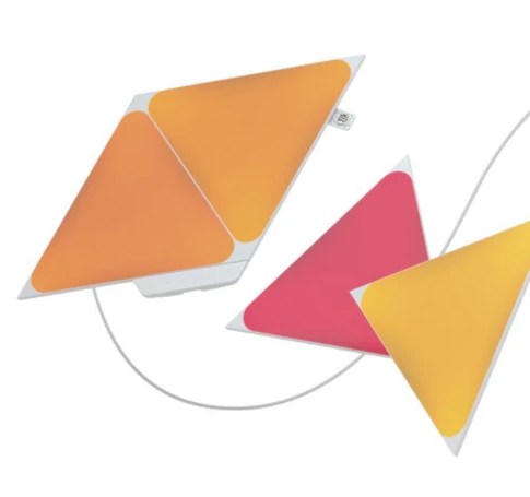 NANOLEAF Shapes Triangles Starter Kit 4 db-os kezdő csomag (NL47-2002TW-4PK)