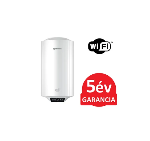 THERMEX DIGITAL Wi-Fi 50 V elektromos vízmelegítő smart funkcióval (50 liter - 2000 W - Ø 390 mm)