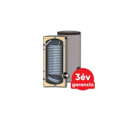 SUNSYSTEM SWP N 200 indirekt használati meleg víz tartály hőszivattyúhoz (200 liter) - 1 hőcserélővel