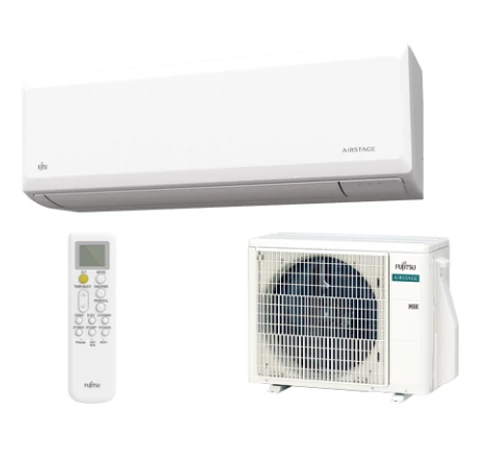 Fujitsu ECO sorozat AIRSTAGE ASEG09KPCE/AOEG09KPCA oldalfali splitklíma berendezés