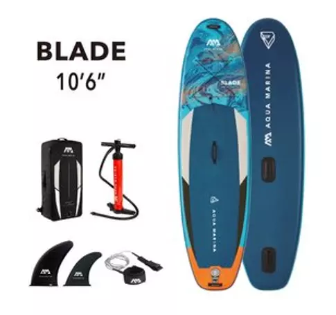 Aqua Marina Blade  - Windsurf iSUP 3.2m/12cm surf biztonsági bokapánttal (Árbócot nem tartalmaz)