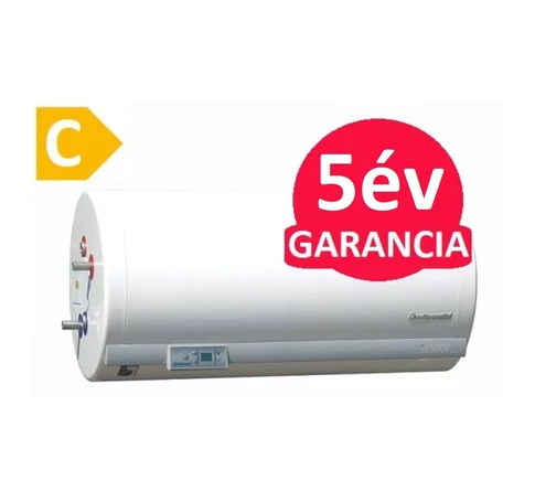 CENTROMETAL LKB-Digi 120 vízszintes INOX indirekt HMV tartály 1 hőcserélővel + fűtőbetéttel (balos) 