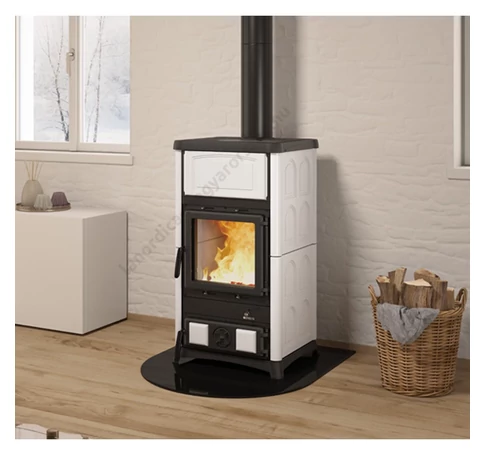 LaNordica Concita 2.0 majolica fatüzelésű kályha (fehér) - 11,8 kW