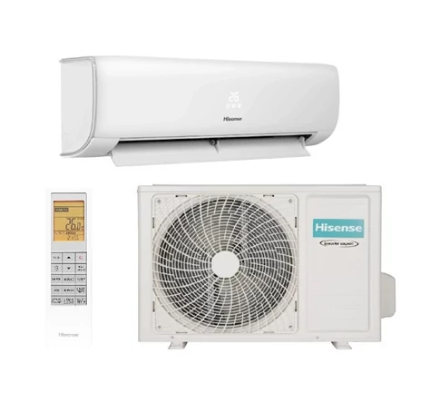 Hisense Wings Comfort 3,5 kW split klíma szett, hűtő-fűtő légkondicionáló (-20°C-ig), Wi-Fi, tálcafűtés (KB35MR0BG + AS35MR0EW)