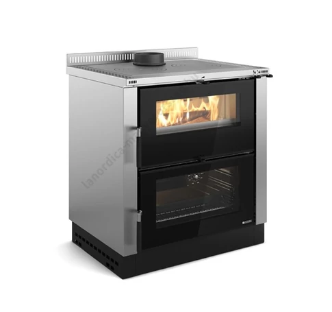 LaNordica Verona XXL fatüzelésű sparhert (inox) - 7 kW 