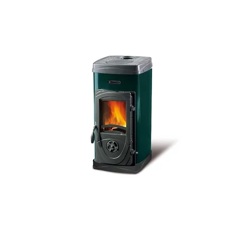 LaNordica Super Junior acél fatüzelésű kályha (zöld) - 5 kW 
