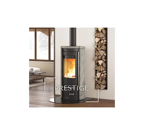 LaNordica Liú fatüzelésű kályha (természetes kő) - 7,5 kW 