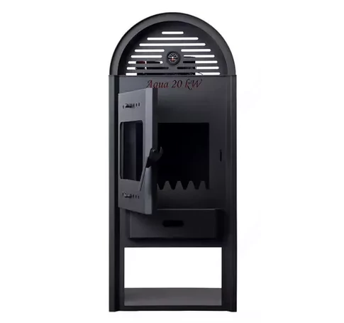 MSS Aqua Plus 20 vízteres fatüzelésű kályha (20 kW - acéllemez)