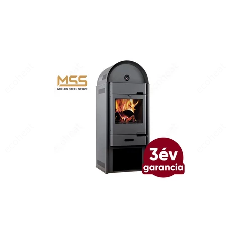 MSS Aqua Plus 25 vízteres fatüzelésű kályha (25 kW - acéllemez)