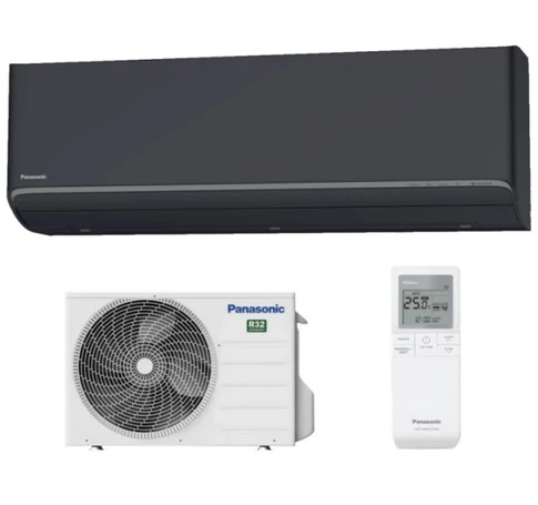 Panasonic XZ-H Etherea KIT-XZ25-ZKE-H oldalfali split klíma csomag 2,5 kW ANTRACITSZÜRKE