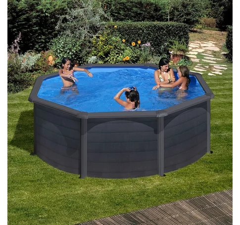 PONTAQUA GRAPHITE 3,5 x 1,2 m családi merevfalú medence