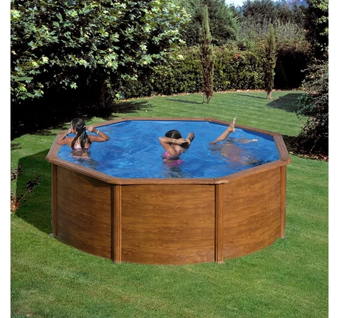 PONTAQUA WOOD STAR 3,5 x 1,32 m családi merevfalú medence
