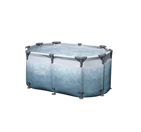 Lay-Z-Spa ovális, fémvázas jégfürdő kád 150 x 90 x 65 cm