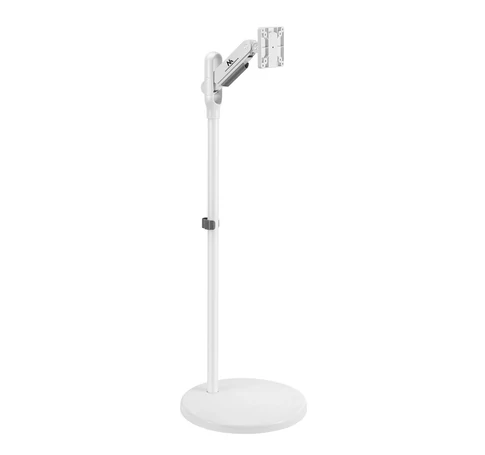 Mobile Monitor/TV Floor Stand Maclean, Gas Spring, 17"-35", 2-10kg, White, MC-970W