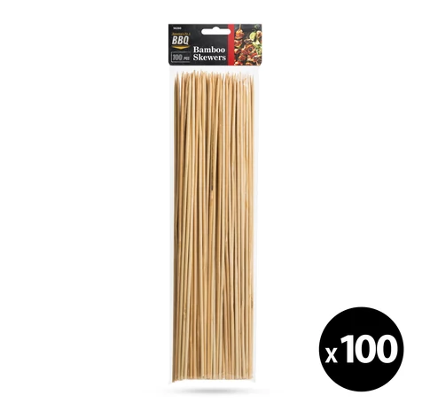 Bambusz nyárs / hústű - 30 cm - 100 db / csomag
