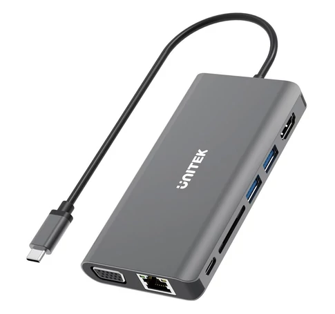 HUB 8-in-1 USB-C 3.1,    PD 100W, D101