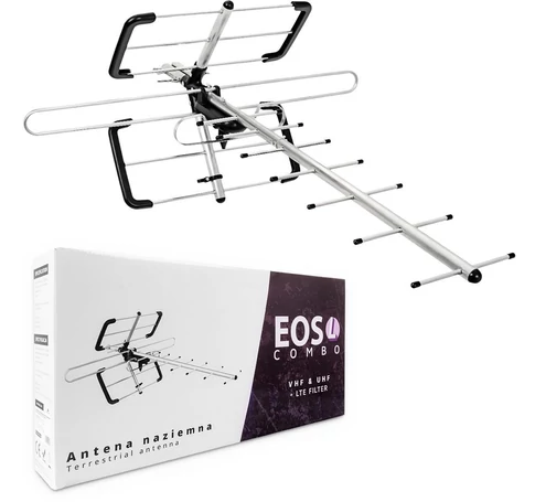 DVB-T/T2 Spacetronik EOS L Combo Black Antenna (Passive)