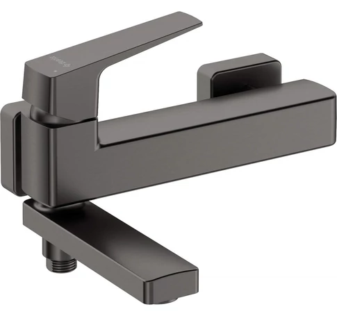 Wall-mounted bathtub mixer - with folding spout