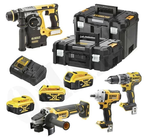 DEWALT. 18V DCK428P3T COMBO KIT (DCF894 + DCD796 + DCG405 + DCH273) 3x5.0Ah TSTAK