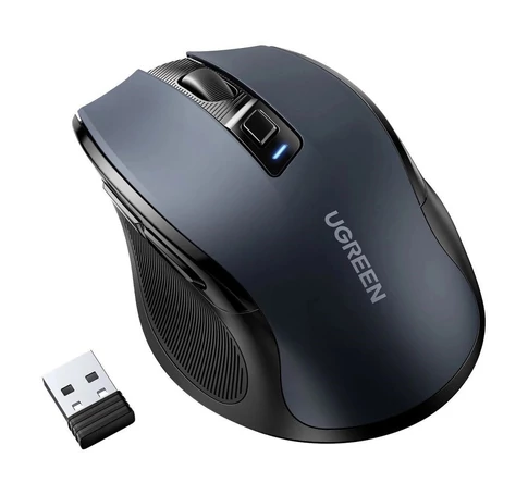 Ugreen MU006 Optical Mouse Wireless USB 2.4GHz / Bluetooth 5.0 4000 DPI - Black