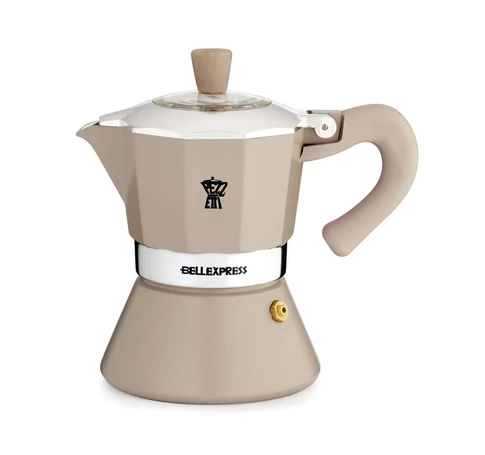PEZZETTI BELLEXPRESS Enamel Coffee Maker (1 cup) - Beige