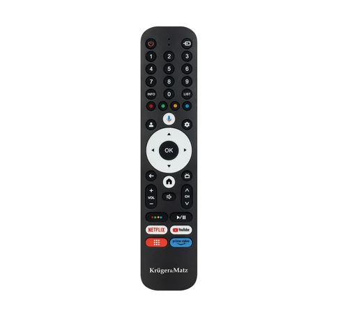 Kruger&Matz Google TV remote control with numeric buttons