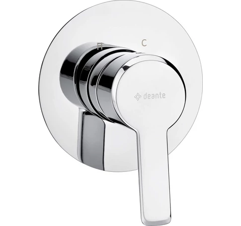 Built-in shower faucet without diverter